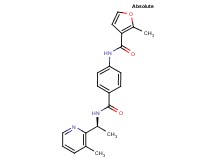 2-methyl-N-[4-({[(1S)-1-(3-methylpyridin-2-yl)ethyl]amino}carbonyl)phenyl]-3-furamide