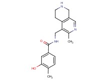 3-hydroxy-4-methyl-N-[(3-methyl-5,6,7,8-tetrahydro-2,7-naphthyridin-4-yl)methyl]benzamide