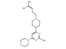 4-{2-methyl-6-[1-(4-methyl-3-penten-1-yl)-4-piperidinyl]-4-pyrimidinyl}morpholine