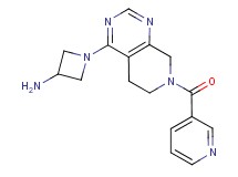 1-[7-(pyridin-3-ylcarbonyl)-5,6,7,8-tetrahydropyrido[3,4-d]pyrimidin-4-yl]azetidin-3-amine