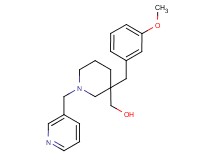 [3-(3-methoxybenzyl)-1-(3-pyridinylmethyl)-3-piperidinyl]methanol