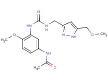 N-(4-methoxy-3-{[({[5-(methoxymethyl)-1H-pyrazol-3-yl]methyl}amino)carbonyl]amino}phenyl)acetamide