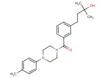 2-methyl-4-(3-{[4-(4-methylphenyl)-1-piperazinyl]carbonyl}phenyl)-2-butanol