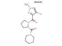 1-{1-[(4-chloro-1-methyl-1H-pyrazol-3-yl)carbonyl]-L-prolyl}piperidine