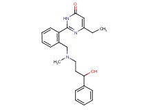 6-ethyl-2-(2-{[(3-hydroxy-3-phenylpropyl)(methyl)amino]methyl}phenyl)-4(3H)-pyrimidinone