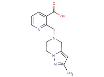 2-[(2-methyl-6,7-dihydropyrazolo[1,5-a]pyrazin-5(4H)-yl)methyl]nicotinic acid