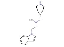 N-[(1R*,5S*,6r*)-3-azabicyclo[3.1.0]hex-6-ylmethyl]-2-(1H-indol-1-yl)-N-methylethanamine