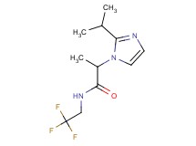 2-(2-isopropyl-1H-imidazol-1-yl)-N-(2,2,2-trifluoroethyl)propanamide
