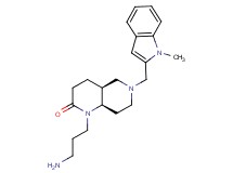 rel-(4aS,8aR)-1-(3-aminopropyl)-6-[(1-methyl-1H-indol-2-yl)methyl]octahydro-1,6-naphthyridin-2(1H)-one dihydrochloride