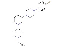 1'-ethyl-3-[4-(4-fluorophenyl)-1-piperazinyl]-1,4'-bipiperidine
