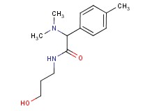 2-(dimethylamino)-N-(3-hydroxypropyl)-2-(4-methylphenyl)acetamide