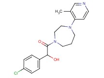 1-(4-chlorophenyl)-2-[4-(3-methyl-4-pyridinyl)-1,4-diazepan-1-yl]-2-oxoethanol