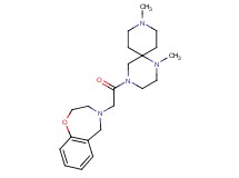 4-[2-(1,9-dimethyl-1,4,9-triazaspiro[5.5]undec-4-yl)-2-oxoethyl]-2,3,4,5-tetrahydro-1,4-benzoxazepine