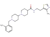 1'-(2-methylbenzyl)-N-[2-(4-methyl-1,3-thiazol-5-yl)ethyl]-1,4'-bipiperidine-4-carboxamide