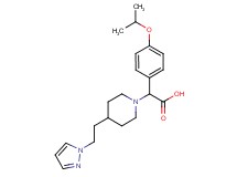 (4-isopropoxyphenyl){4-[2-(1H-pyrazol-1-yl)ethyl]piperidin-1-yl}acetic acid