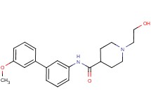 1-(2-hydroxyethyl)-N-(3'-methoxy-3-biphenylyl)-4-piperidinecarboxamide