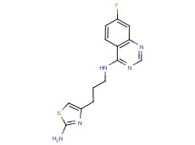 N-[3-(2-amino-1,3-thiazol-4-yl)propyl]-7-fluoroquinazolin-4-amine