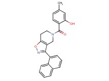 5-methyl-2-{[3-(1-naphthyl)-6,7-dihydroisoxazolo[4,5-c]pyridin-5(4H)-yl]carbonyl}phenol