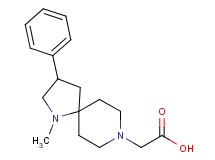 (1-methyl-3-phenyl-1,8-diazaspiro[4.5]dec-8-yl)acetic acid