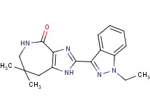 2-(1-ethyl-1H-indazol-3-yl)-7,7-dimethyl-5,6,7,8-tetrahydroimidazo[4,5-c]azepin-4(1H)-one