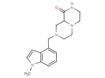 8-[(1-methyl-1H-indol-4-yl)methyl]hexahydro-2H-pyrazino[1,2-a]pyrazin-1(6H)-one