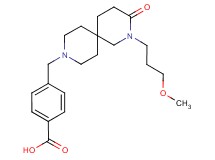 4-{[2-(3-methoxypropyl)-3-oxo-2,9-diazaspiro[5.5]undec-9-yl]methyl}benzoic acid