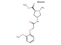 methyl (2S,4R)-4-{[(2-methoxyphenoxy)acetyl]amino}-1-methylpyrrolidine-2-carboxylate