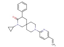 2-cyclopropyl-4-phenyl-9-(5-vinyl-2-pyridinyl)-2,9-diazaspiro[5.5]undecan-3-one