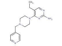 5-ethyl-4-[4-(pyridin-4-ylmethyl)piperazin-1-yl]pyrimidin-2-amine
