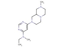 N-ethyl-N-methyl-6-(8-methyloctahydro-2H-pyrazino[1,2-a]pyrazin-2-yl)pyrimidin-4-amine