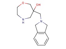 6-(1,3-dihydro-2H-isoindol-2-ylmethyl)-1,4-oxazepan-6-ol