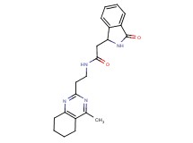 N-[2-(4-methyl-5,6,7,8-tetrahydroquinazolin-2-yl)ethyl]-2-(3-oxo-2,3-dihydro-1H-isoindol-1-yl)acetamide