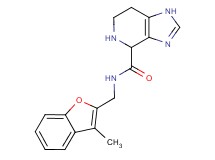 N-[(3-methyl-1-benzofuran-2-yl)methyl]-4,5,6,7-tetrahydro-1H-imidazo[4,5-c]pyridine-4-carboxamide dihydrochloride