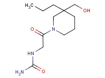 N-{2-[3-(hydroxymethyl)-3-propylpiperidin-1-yl]-2-oxoethyl}urea