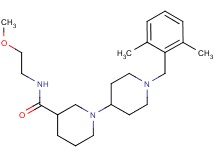 1'-(2,6-dimethylbenzyl)-N-(2-methoxyethyl)-1,4'-bipiperidine-3-carboxamide