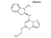 (1S,2S)-N~2~-(5-propylpyrazolo[1,5-a]pyrimidin-7-yl)-1,2-indanediamine