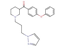 (4-phenoxyphenyl){1-[3-(1H-pyrazol-1-yl)propyl]-3-piperidinyl}methanone