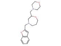 4-(1-benzofuran-2-ylmethyl)-2-(morpholin-4-ylmethyl)-1,4-oxazepane