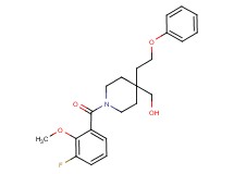 [1-(3-fluoro-2-methoxybenzoyl)-4-(2-phenoxyethyl)piperidin-4-yl]methanol