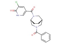 5-{[(1S*,5R*)-3-benzoyl-3,6-diazabicyclo[3.2.2]non-6-yl]carbonyl}-3-chloropyridin-2(1H)-one
