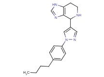 4-[1-(4-butylphenyl)-1H-pyrazol-4-yl]-4,5,6,7-tetrahydro-1H-imidazo[4,5-c]pyridine