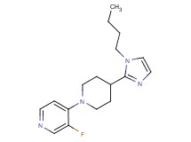 4-[4-(1-butyl-1H-imidazol-2-yl)-1-piperidinyl]-3-fluoropyridine