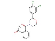 1-(2-{[2-(3,4-dichlorophenyl)morpholin-4-yl]carbonyl}phenyl)ethanone