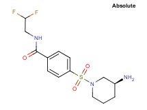 4-{[(3S)-3-amino-1-piperidinyl]sulfonyl}-N-(2,2-difluoroethyl)benzamide hydrochloride
