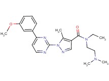 N-[2-(dimethylamino)ethyl]-N-ethyl-1-[4-(3-methoxyphenyl)-2-pyrimidinyl]-5-methyl-1H-pyrazole-4-carboxamide