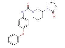 3-(2-oxopyrrolidin-1-yl)-N-(4-phenoxyphenyl)piperidine-1-carboxamide
