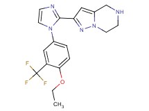 2-{1-[4-ethoxy-3-(trifluoromethyl)phenyl]-1H-imidazol-2-yl}-4,5,6,7-tetrahydropyrazolo[1,5-a]pyrazine hydrochloride