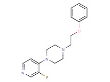 1-(3-fluoro-4-pyridinyl)-4-(2-phenoxyethyl)piperazine