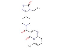 3-{[4-(4-ethyl-5-oxo-4,5-dihydro-1H-1,2,4-triazol-3-yl)piperidin-1-yl]carbonyl}-6-methyl-4H-pyrido[1,2-a]pyrimidin-4-one