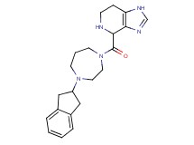 4-{[4-(2,3-dihydro-1H-inden-2-yl)-1,4-diazepan-1-yl]carbonyl}-4,5,6,7-tetrahydro-1H-imidazo[4,5-c]pyridine dihydrochloride